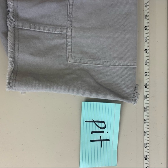 Zara Grey Womens Cropped Wash Denim Vest Size Medium - Picture 5 of 9